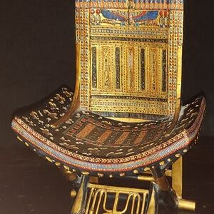 Egyptian Golden Chair Decoration